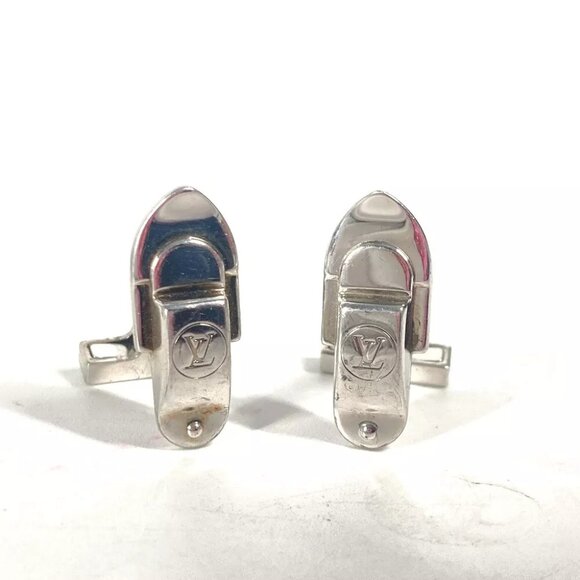 LOUIS VUITTON M64496 Bouton-Dumanchette-Señor Accessories cuffs AG925 Silver - Picture 1 of 6